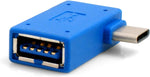 OTG On the Go Host Adapter USB Typ C 3.1 gewinkelt auf 3.0 Typ A | System-S