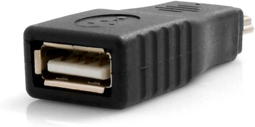 OTG Adapter USB A Buchse zu Mini USB Stecker Adapter On-The-Go Host Kabel | System-S
