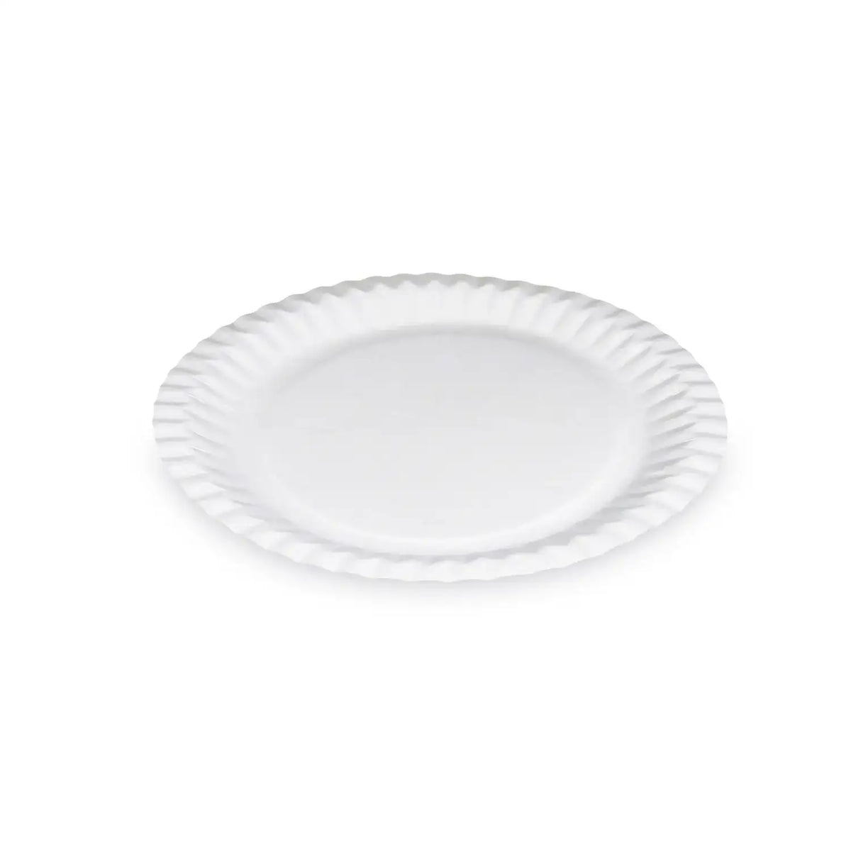 Pappteller (FSC Recycled) weiß Ø23cm – 15 Stück