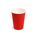 Pappbecher (FSC Mix/PE) rot Ø74mm 240ml