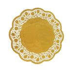 Deko-Tortenspitze (PAP/ALU) rund gold Ø32cm