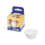 Gebäckkapsel (PAP) weiß Ø35 x 20 mm – 100 Stück