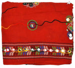 Pure Cotton Embroidered Red Women Dupatta In Germany