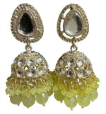 Polki AD Buttalu,polki Artificale Diamond Jhumka Jewelry,sabyasachi Jewelry inspired Jhumka Earrings,Jhumki, indian jewellery