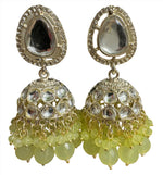Polki AD Buttalu,polki Artificale Diamond Jhumka Jewelry,sabyasachi Jewelry inspired Jhumka Earrings,Jhumki, indian jewellery