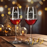 Stölzle Lausitz Weingläser mit Gravur - First Christmas