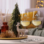 Stölzle Lausitz Weingläser mit Gravur - First Christmas