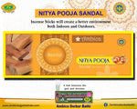 AMBICA AGARBATTI - NITHYA POOJA SANDAL 85 GRAMS product image 1
