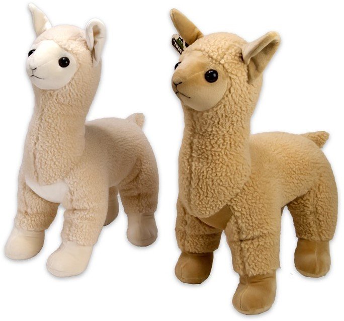 Plüsch Lama 34cm 2-fach sortiert