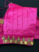Silk Temple Coin Blouse