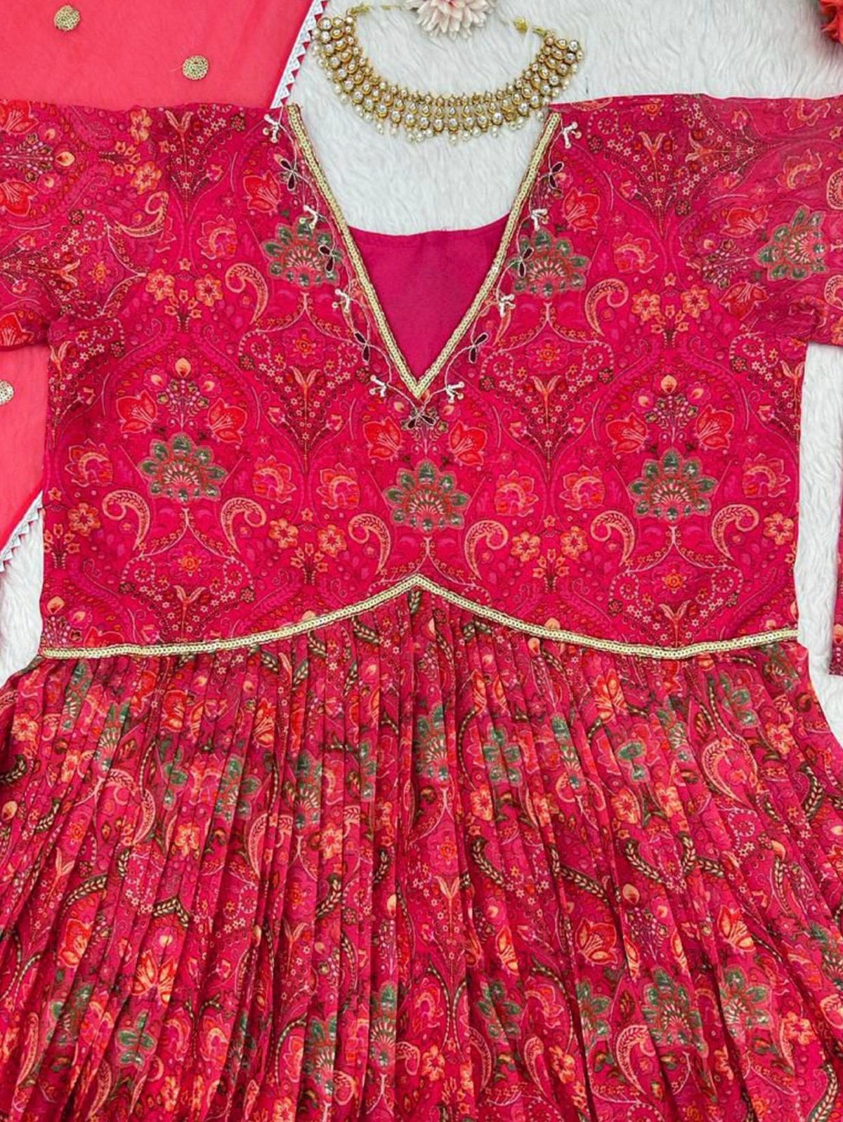 Anarkali Gown Indian Party Wear
