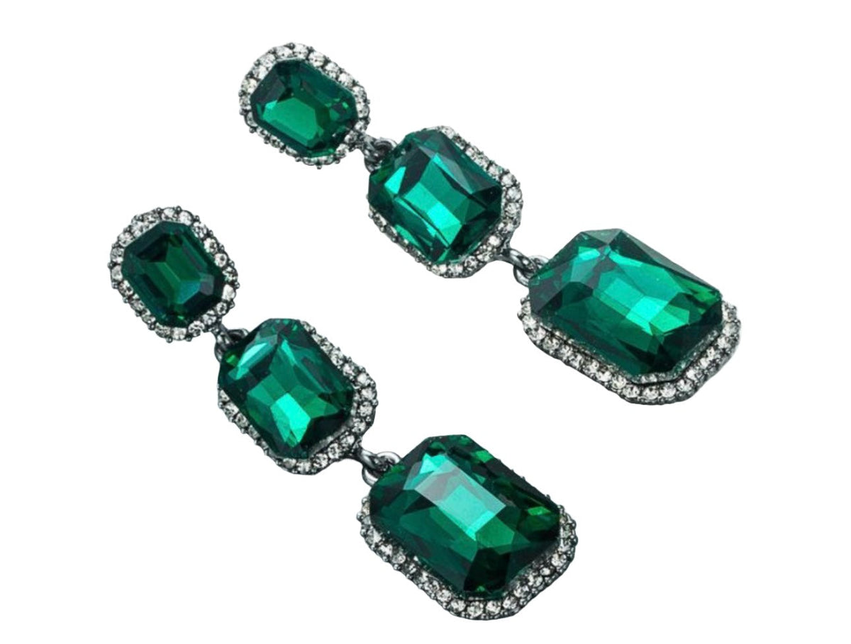 Dangle Earrings Statement Crystal Drop Earrings