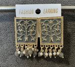 Trendy Fancy Square Meena Tops For Girls & Women Alloy Stud Earring