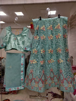 Complete Stitched Embroidered Lehenga Choli In Germany (Light Green)