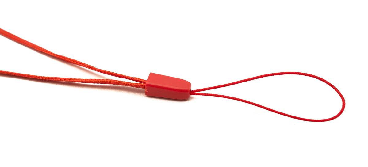 Halsband Umhängeband Trageband mit Schlaufe in Rot für Smartphone MP3-Player | System-S