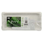 PAPSTAR 250 Teller, Pappe "pure" eckig weiss Namma Markt