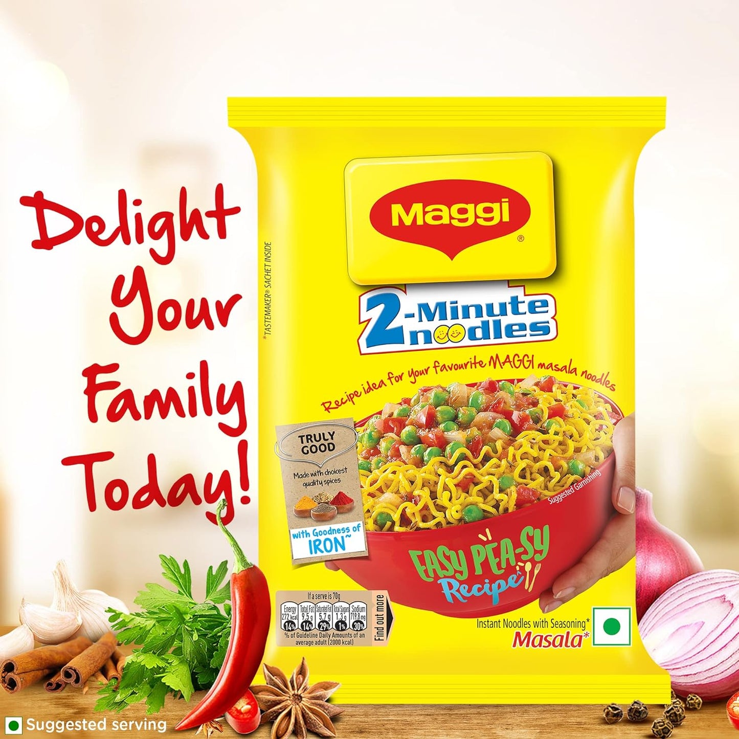 Nouilles instantanées Maggi 560 g (pack familial)