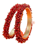 Set of 2 Embellished Gold-Plated Bangles