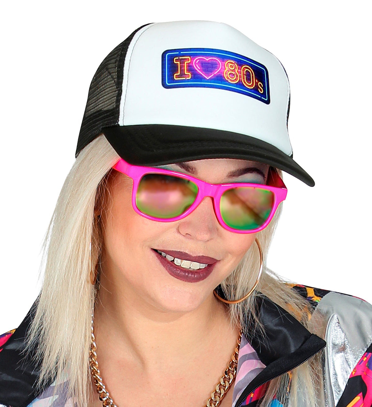 80er Jahre Basecap | 80s Disco Kostüm