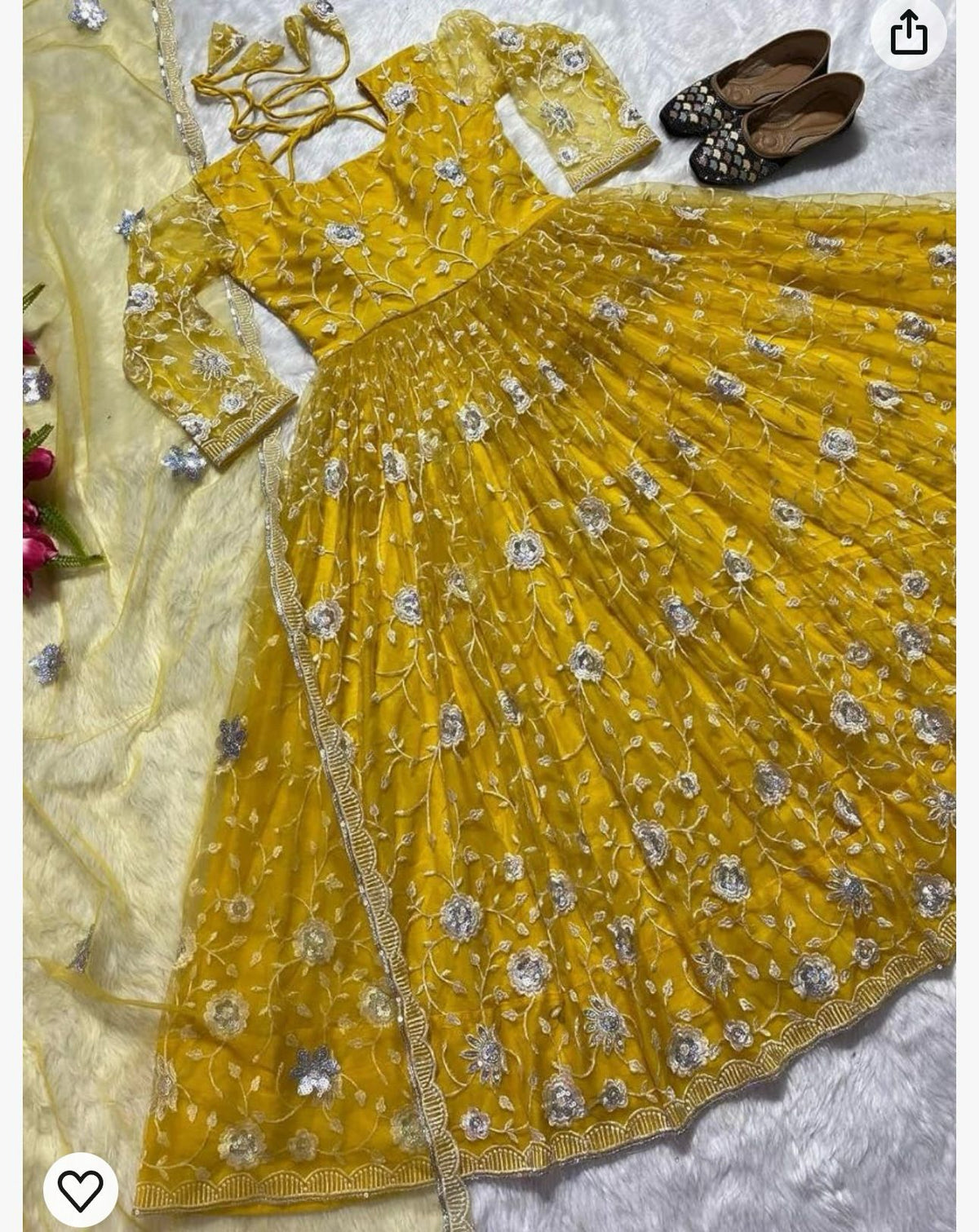 Net Long Gown