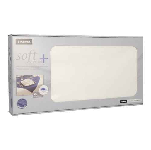 Starpak 20 Mitteldecken, stoffähnlich, Vlies "soft selection plus" 80 cm x 80 cm