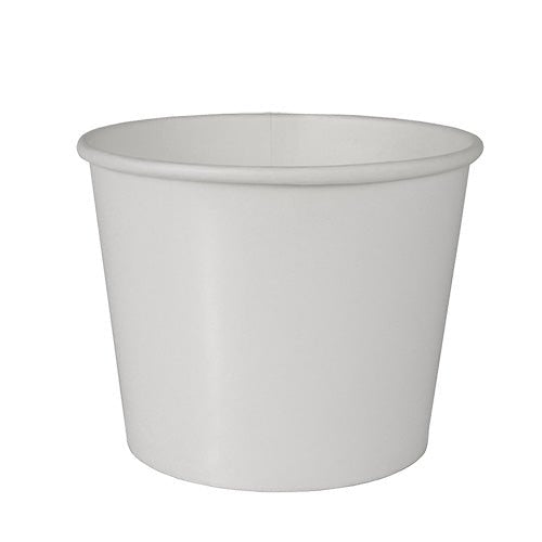 Starpak 50 Suppenbecher, Pappe "To Go" rund weiss