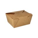 PAPSTAR 50 Lunchboxen, Pappe "pure" braun