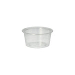 Starpak 50 Dressingbecher, PP rund Ø 7,1 cm transparent