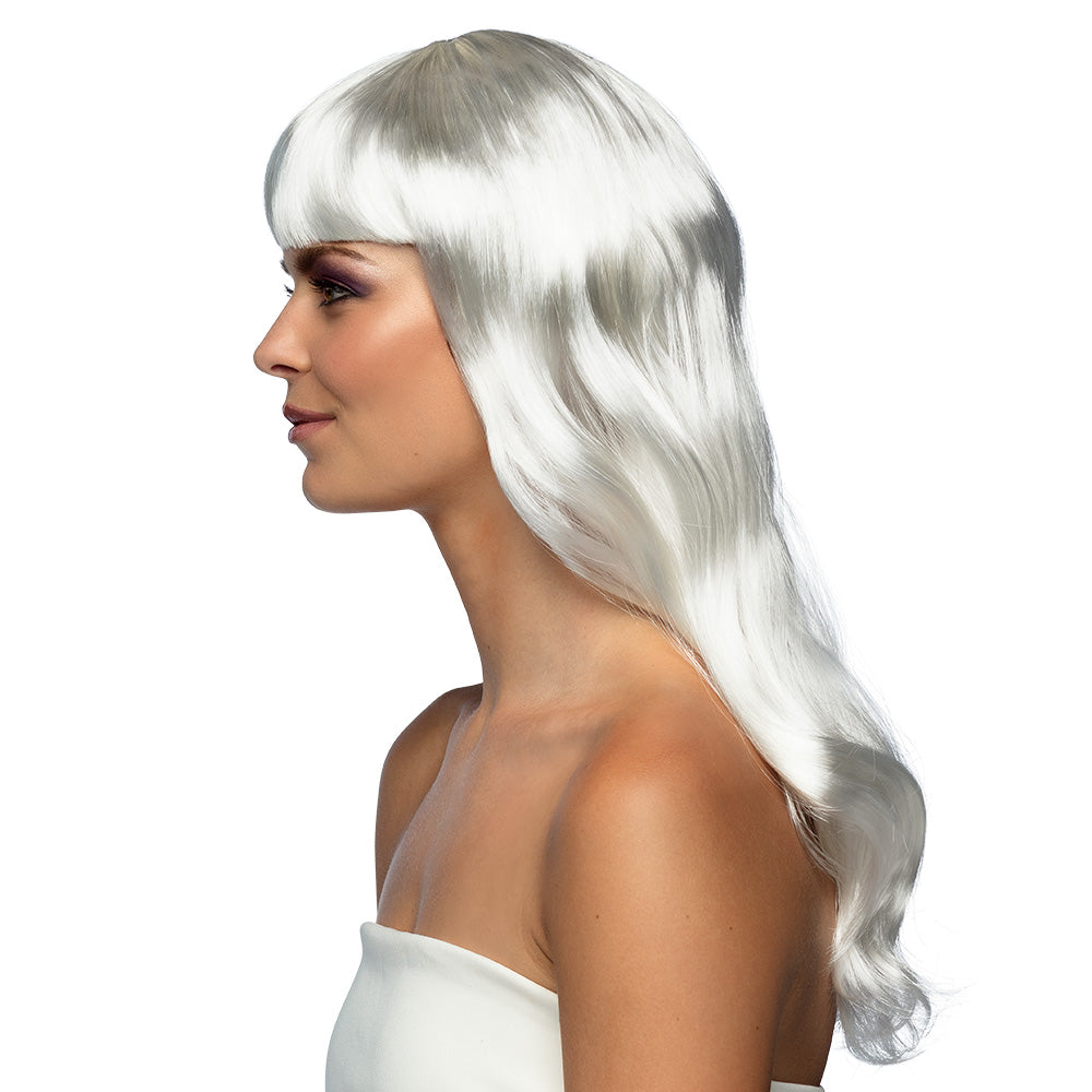 Perücke Damen "Lady Langhaar" | Weiß