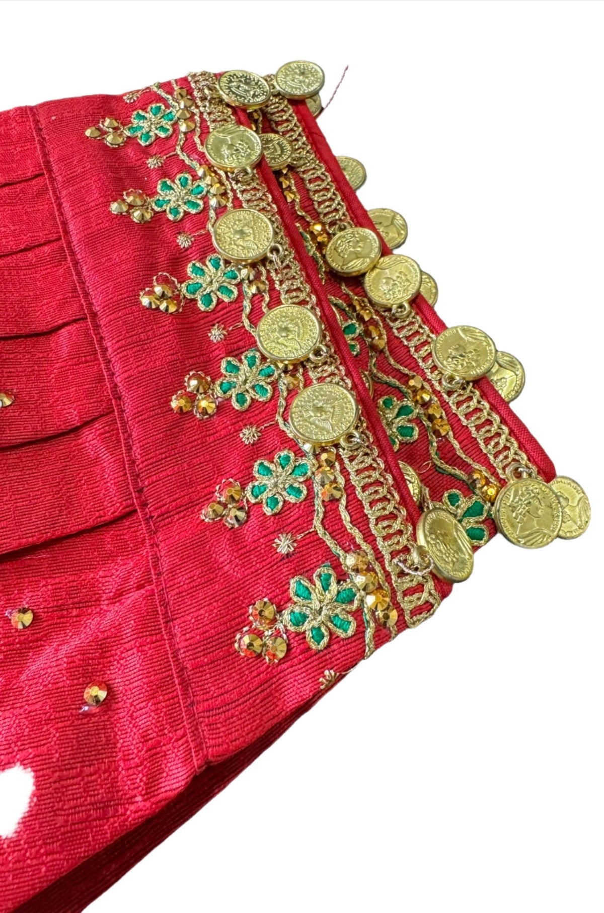 Silk Temple Coin Blouse