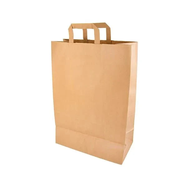 PAPSTAR 50 Tragetaschen, Papier mit Tragegriff