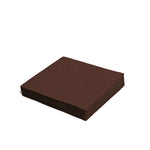 Serviette (PAP) 2-lagig braun 33 x 33 cm