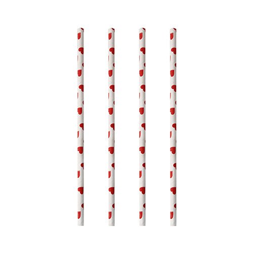 PAPSTAR 100 Trinkhalme, Papier Ø 6 mm
