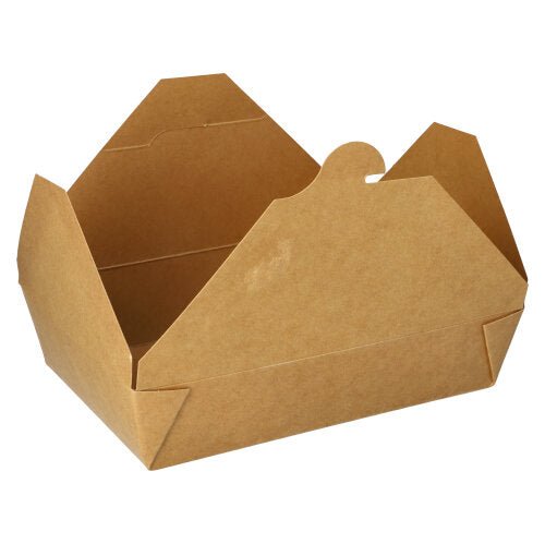 PAPSTAR 50 Lunchboxen, Pappe "pure" braun