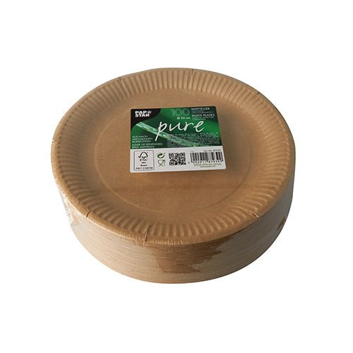 PAPSTAR 100 Teller, Pappe "pure" rund