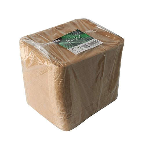 PAPSTAR 250 Teller, Pappe "pure" eckig weiss Namma Markt