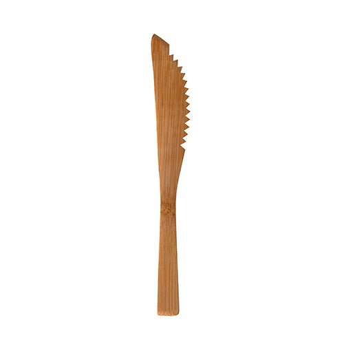PAPSTAR Bambusmesser "pure" 16 cm, umweltfreundlich und stabil | Beutel (10 Stück)