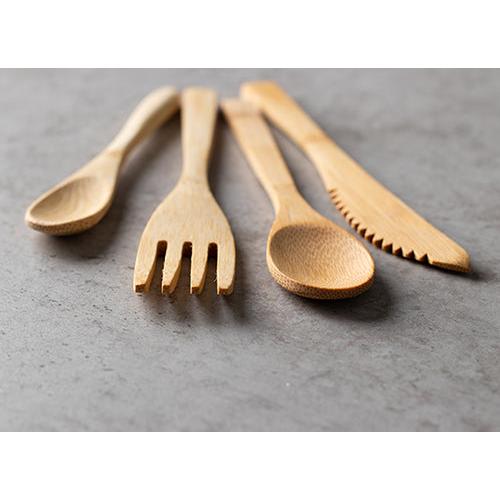 PAPSTAR Bambusmesser "pure" 16 cm, umweltfreundlich und stabil | Beutel (10 Stück)