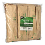 PAPSTAR 50 Bestecksets, Holz "pure" mit Serviette in Papierbeutel