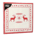 PAPSTAR 20 Servietten, 40 cm x 40 cm 3-lagig 1/4-Falz