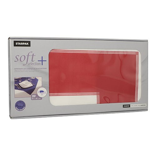 Starpak 20 Mitteldecken, stoffähnlich, Vlies "soft selection plus" 80 cm x 80 cm