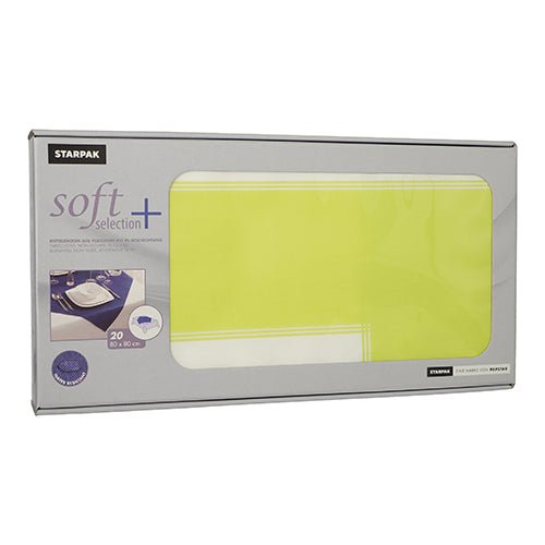 Starpak 20 Mitteldecken, stoffähnlich, Vlies "soft selection plus" 80 cm x 80 cm