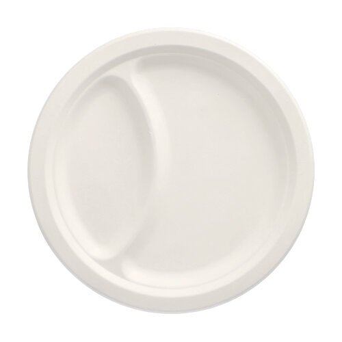 PAPSTAR 50 Teller, Zuckerrohr "pure" weiss