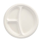 PAPSTAR 50 Teller, Zuckerrohr "pure" weiss