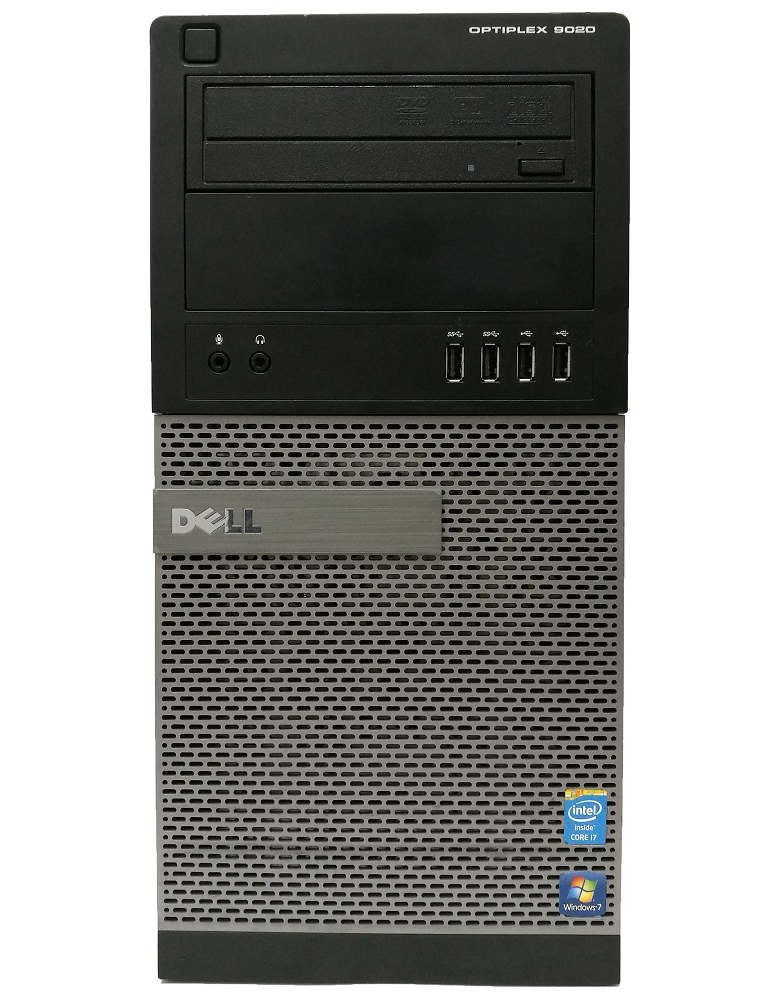 Dell OptiPlex 9020 MT Intel Quad Core i7 512GB SSD 16GB Windows 10 Pro DVD Brenner