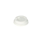 Starpak 50 Dom-Deckel, PS "To Go" rund Ø 6 cm · 2 cm weiss | Folie (50 Stück)