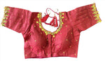 Silk Temple Coin Blouse