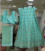 Complete Stitched Embroidered Lehenga Choli In Germany (Teal)/Bridal Lehenga In Essen