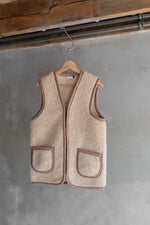 Schafswollweste - Bodywarmer - Taru Camel -