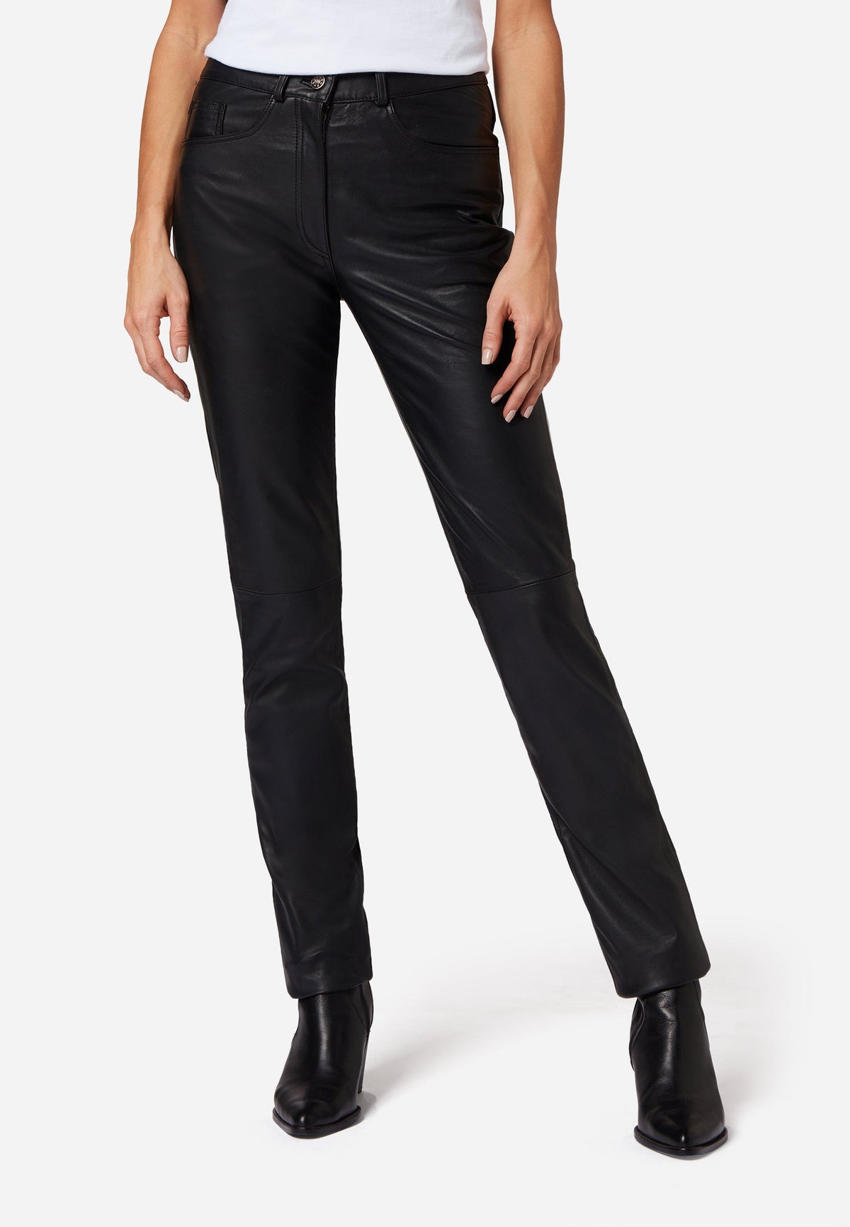 Five Pocket Lederhose Damen 9809